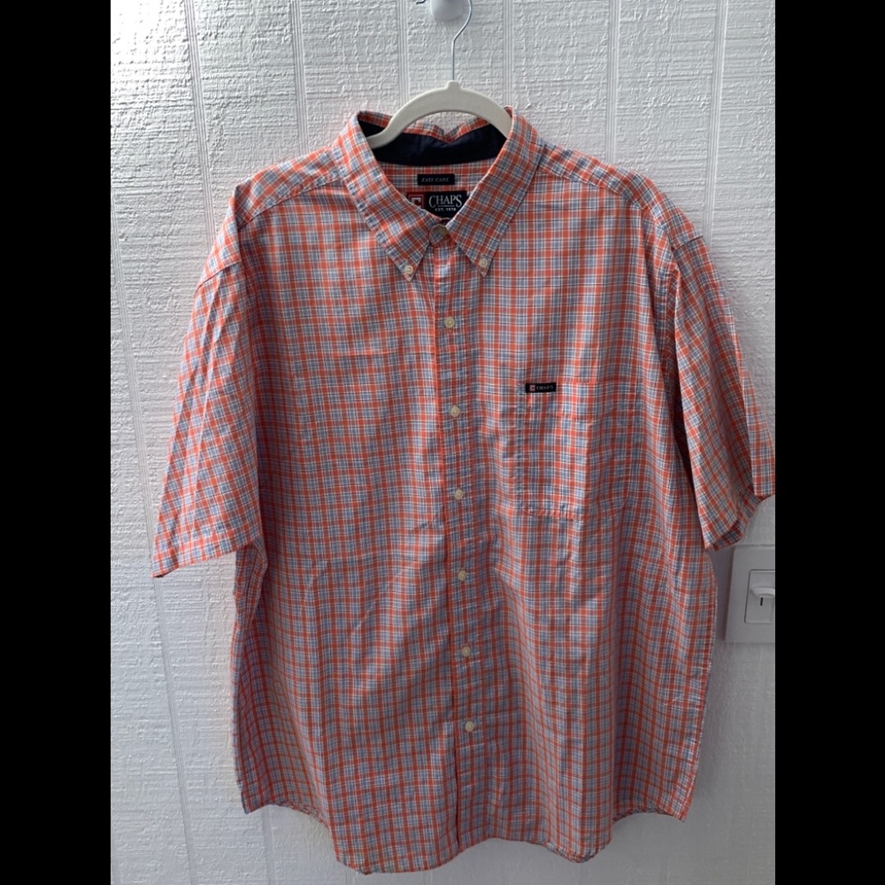 ⭐️Men’s Chaps Short Sleeve Shirt Size XL
